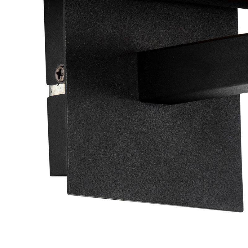 Moderne wandlamp zwart met goud - VT 1