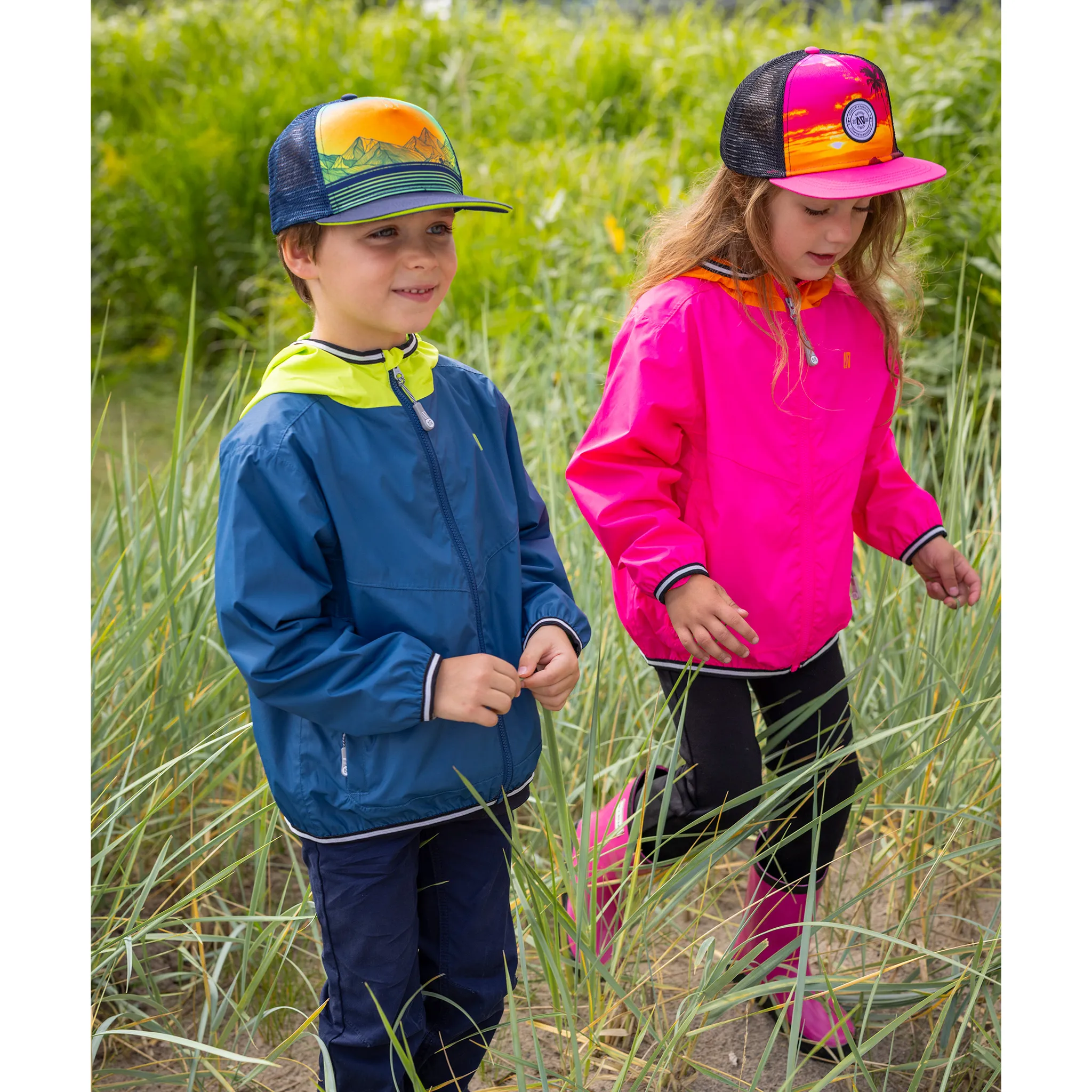 Nanö Manteau Mi-Saison Coupe-Vent Uni 4-6ans