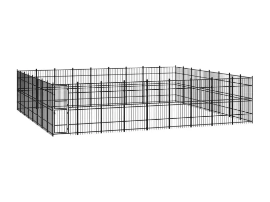 Chenil cage enclos pac noire 864 x 768 x 200 cm 02_0041871