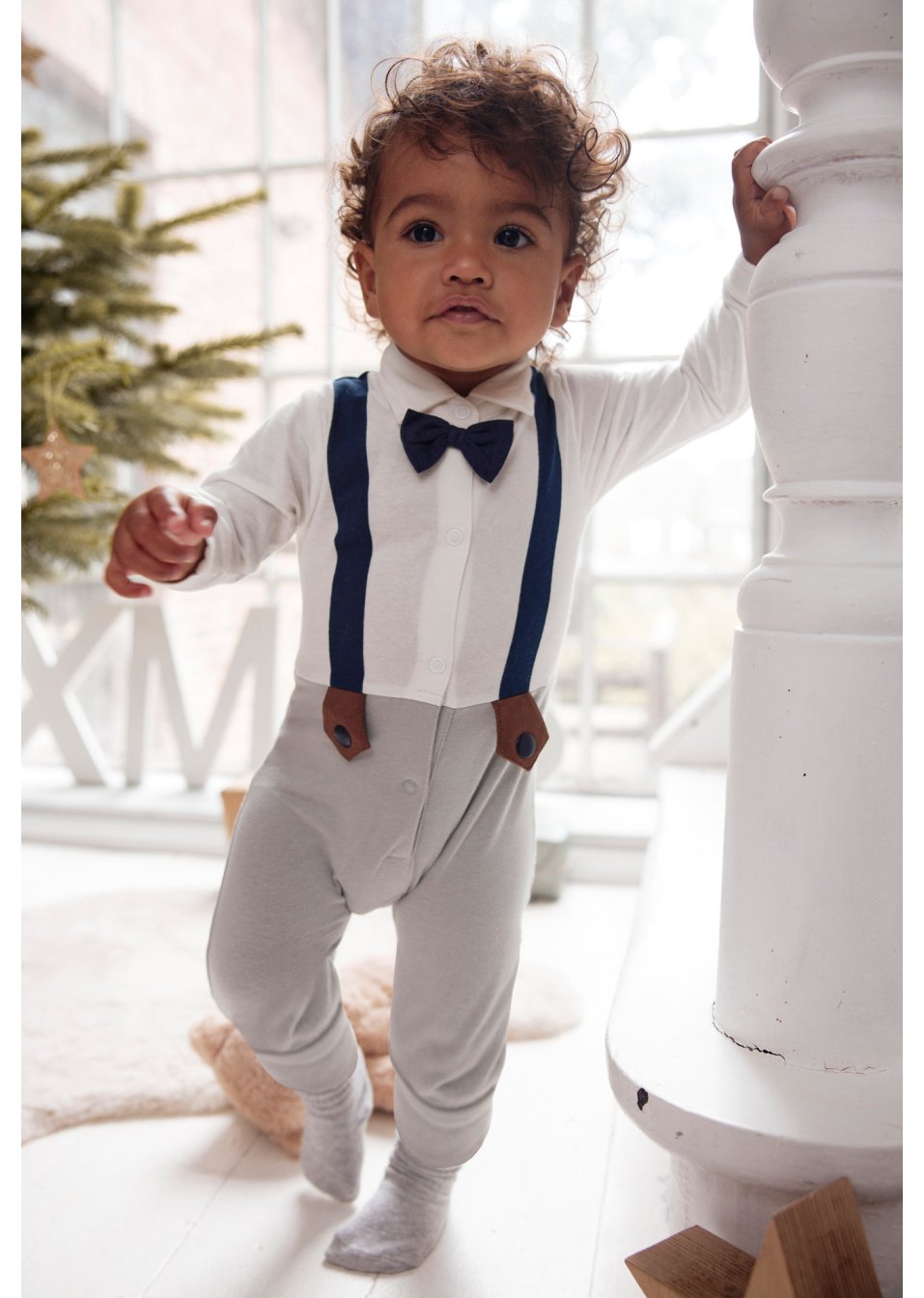 Combinaison bébé festive en coton