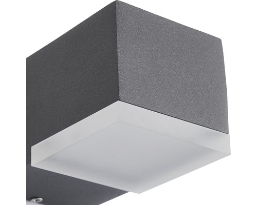 AEG LED buitenwandlamp 4W 325 lm 3000K antraciet/wit