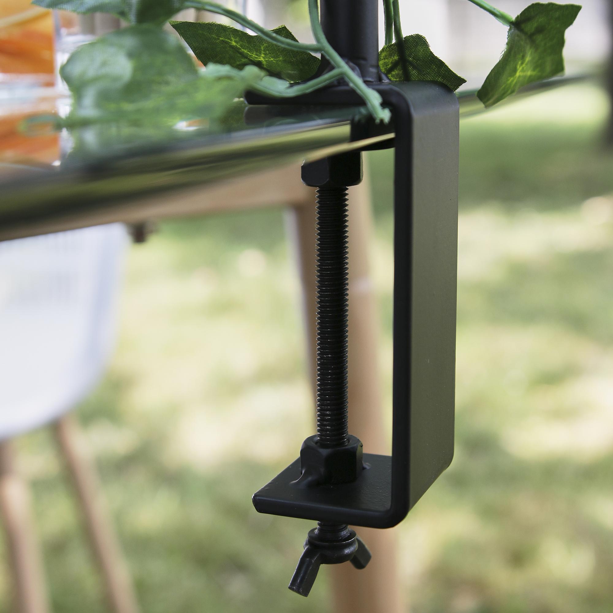 BARRE DECO DE TABLE AJUSTBLE NOIR