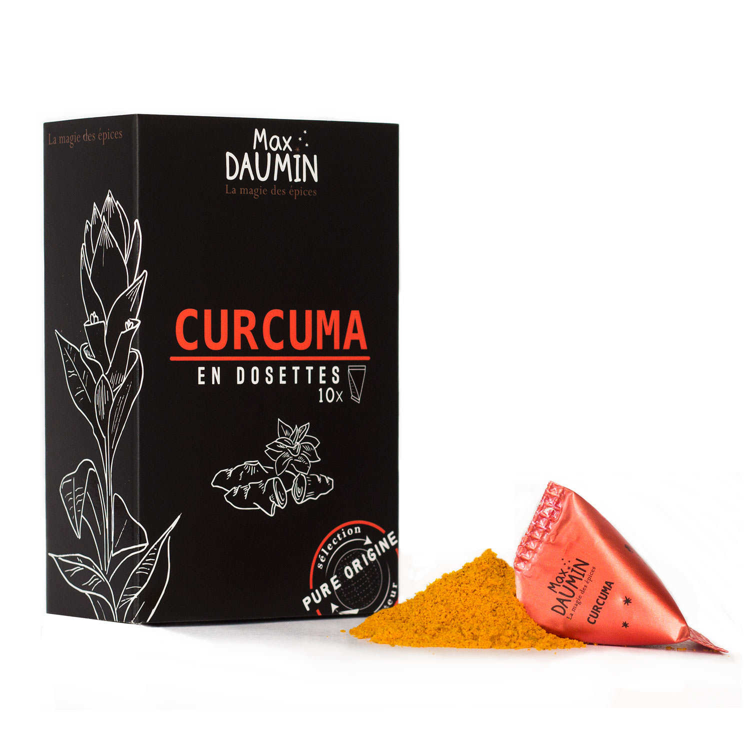 10 dosettes de Curcuma de Madagascar