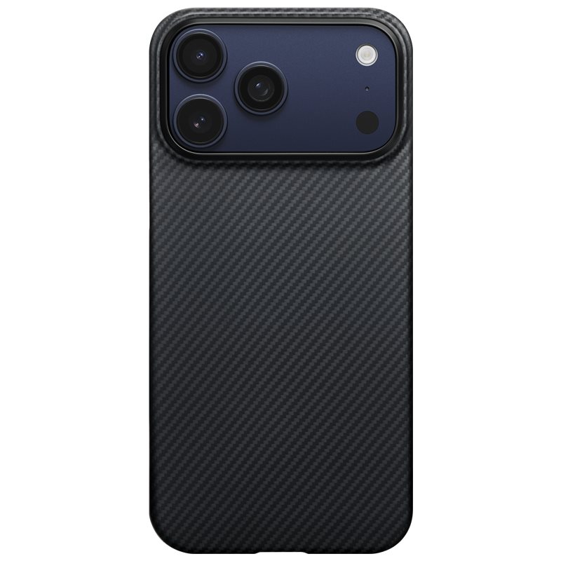 iPhone 17 Pro Max MagEZ MagSafe Case Aramid Schutzhülle (KI1701BPM) - Schwarz (Carbon)