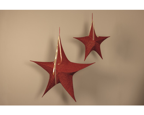 Decoratieve ster Ø 135 cm rood