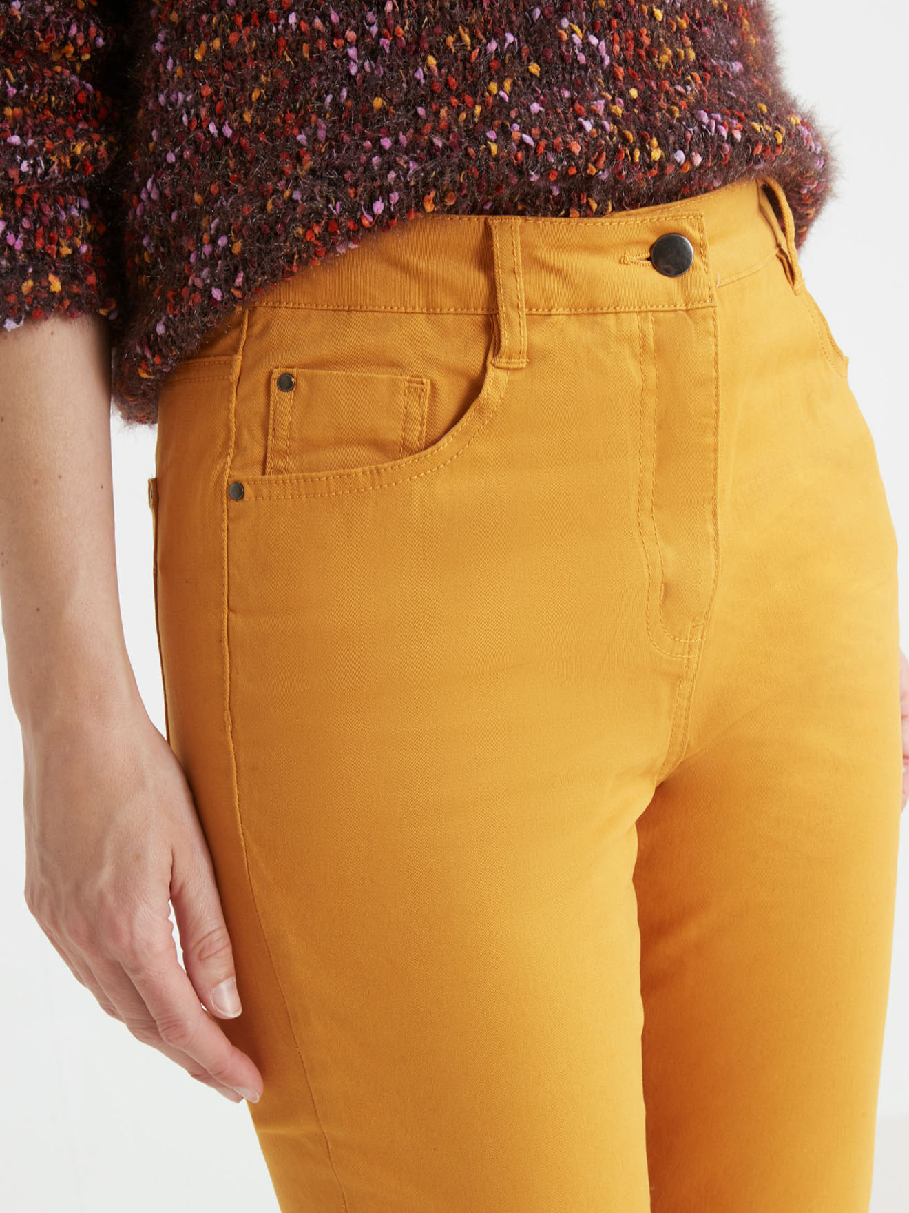 Pantalon 5 poches coupe droite