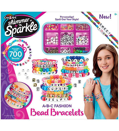 Shimmer N Sparkle Kreatives Spielset - ABC Perlenarmbänder