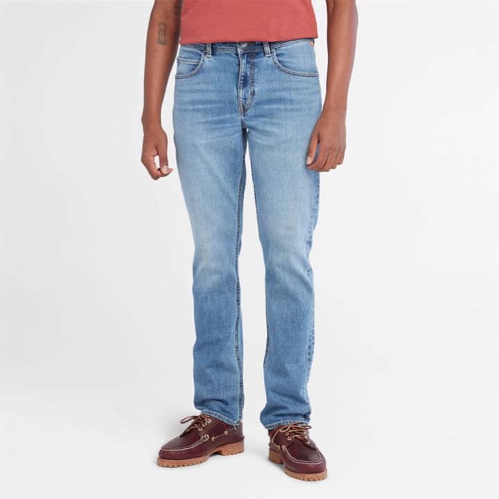 Calça jeans Stretch Core masculina na cor azul