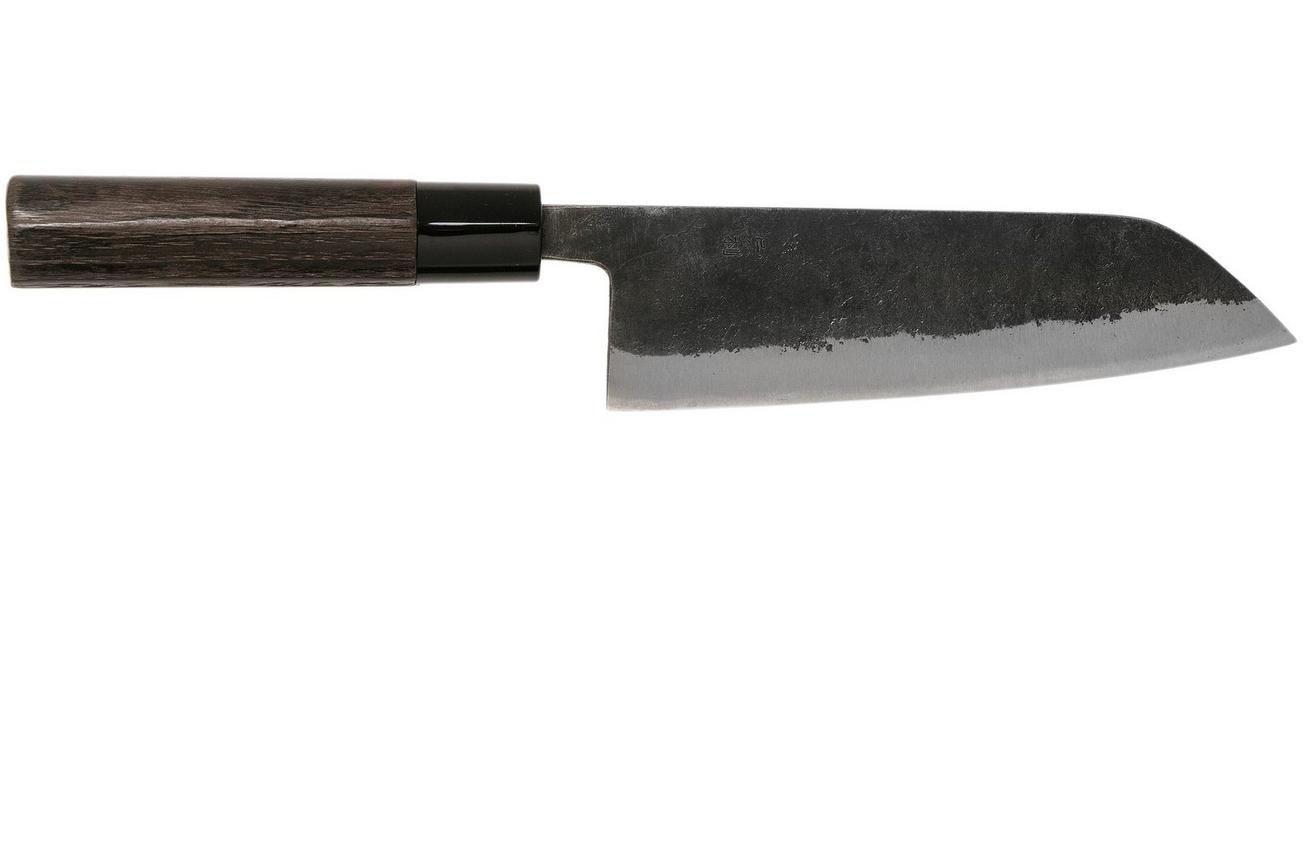 Munetoshi Nashiji Black Bunka koksmes 16.5 cm