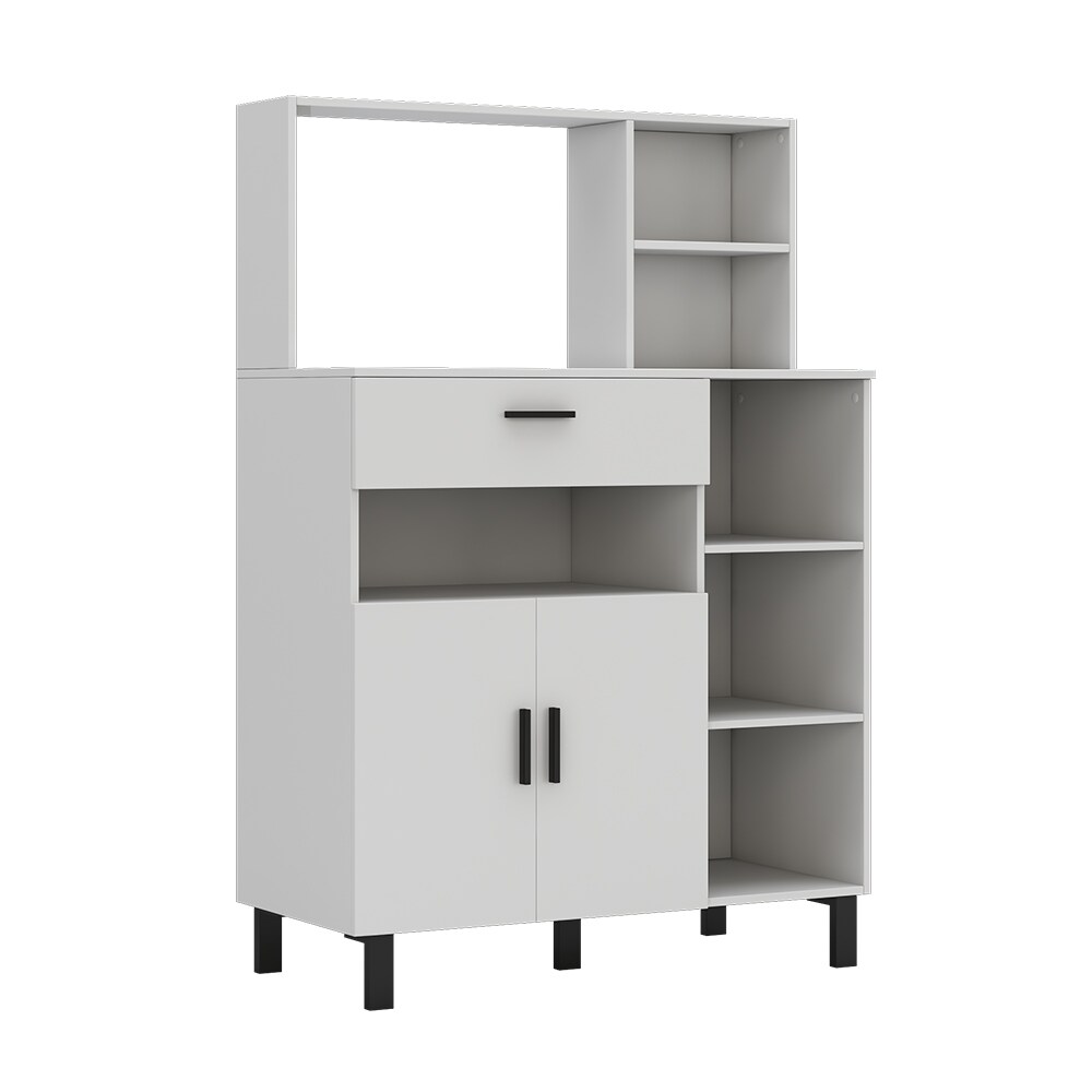 Oskar-Store Buffetschrank Emanuel 90 x 40 cm, Weiß, Esszimmerschrank, modern