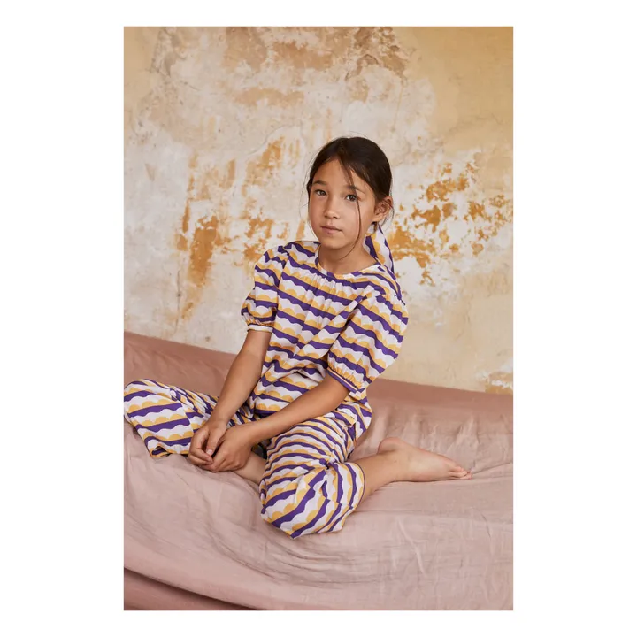 Hello Simone Blouse Violine Sunset | Violet