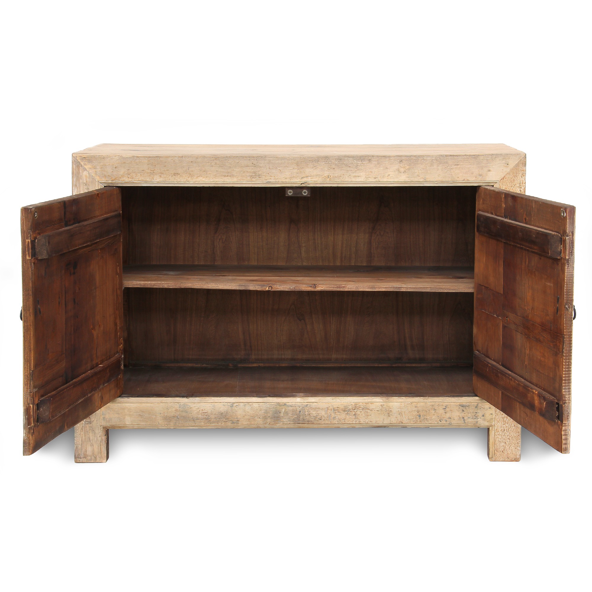 Sideboard, 2 Türen, natur, T 45 cm, B 120 cm, H 85 cm von fischer's lagerhaus
