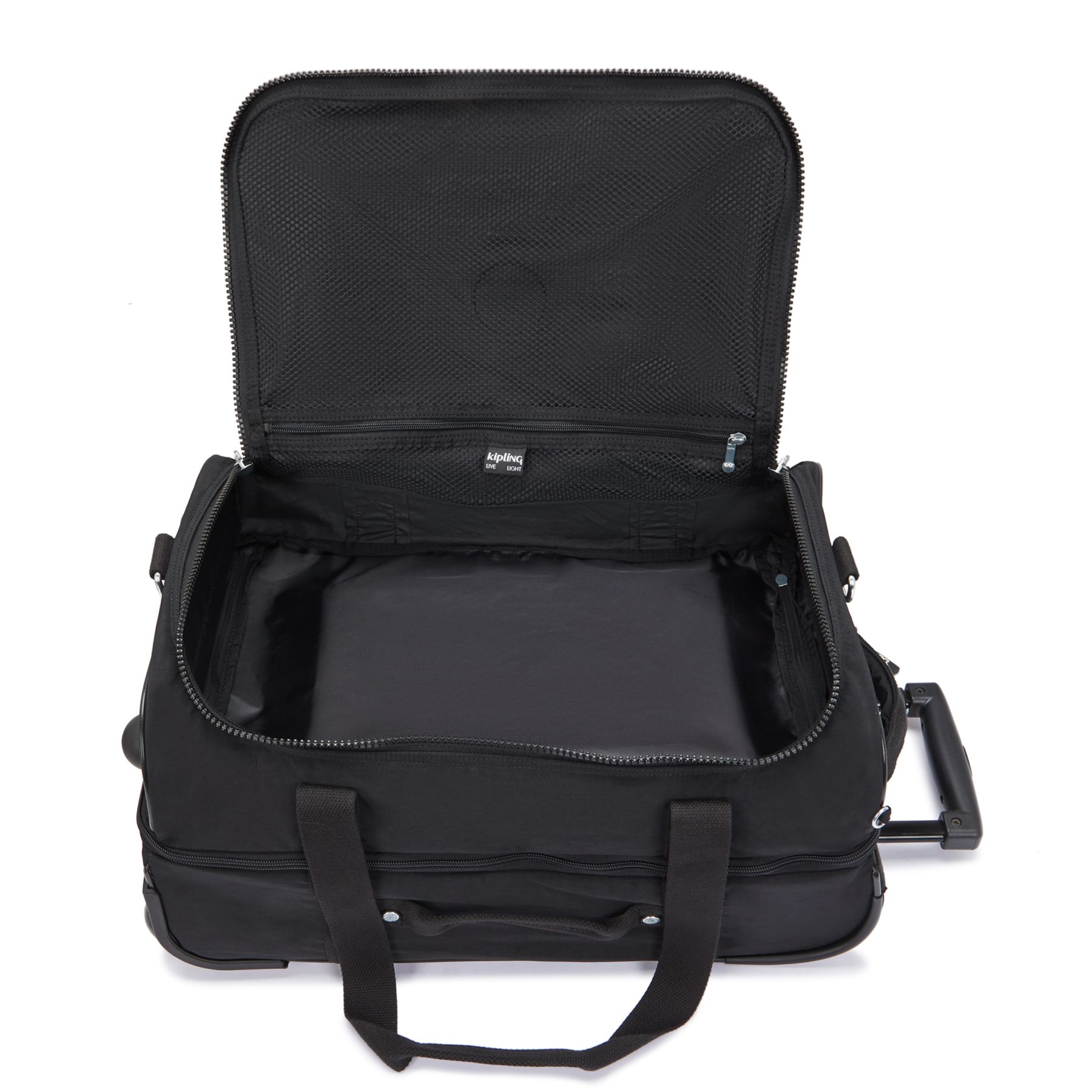 TEAGAN US Petit Sac de Voyage Cabine à Roulettes - Black Noir