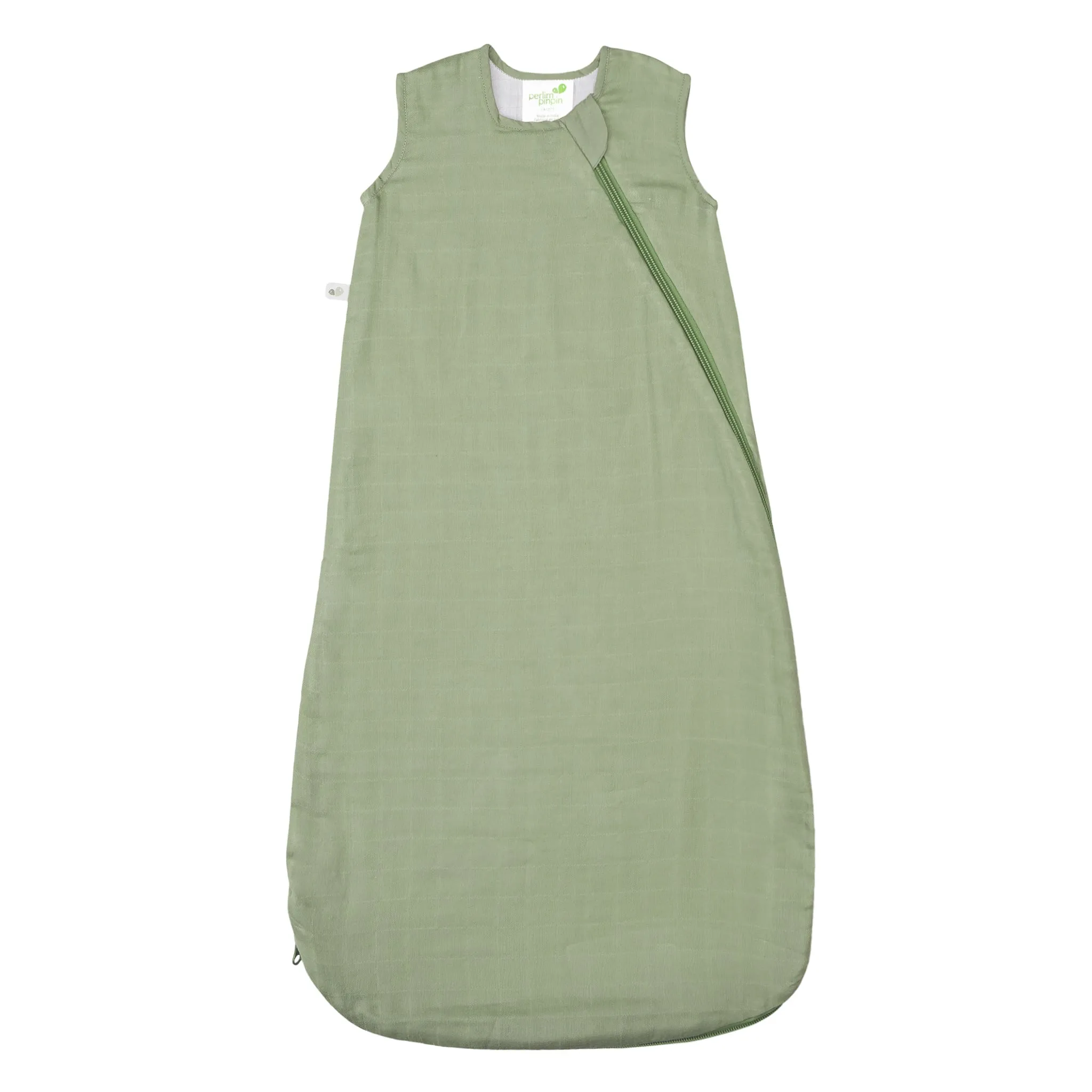 Perlimpinpin Sac de Nuit Mousseline 0-36mois -Kaki