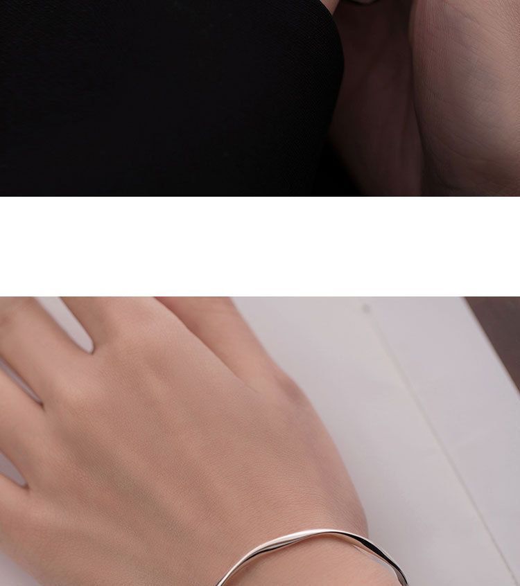 Gaya - Gedraaide sterling zilveren armband