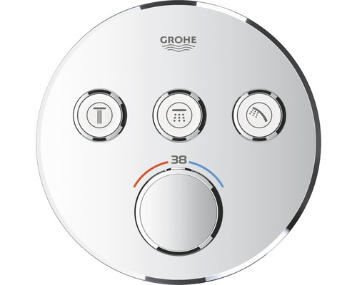 GROHE douchekraan met thermostaat GROHTHERM SMARTCONTROL chroom 29121000