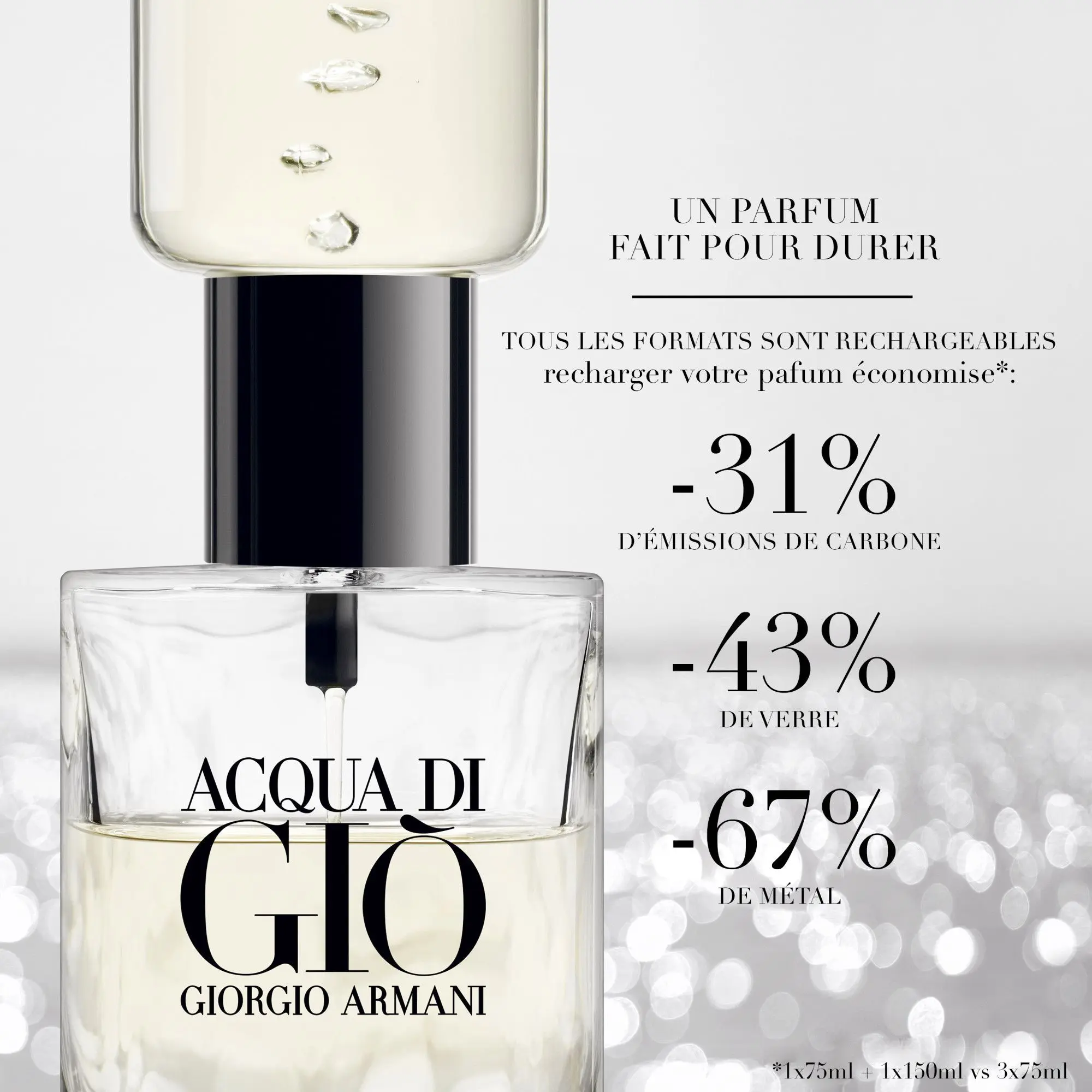 Giorgio Armani - Acqua Di Giò Eau de Parfum Rechargeable- Eau de parfum