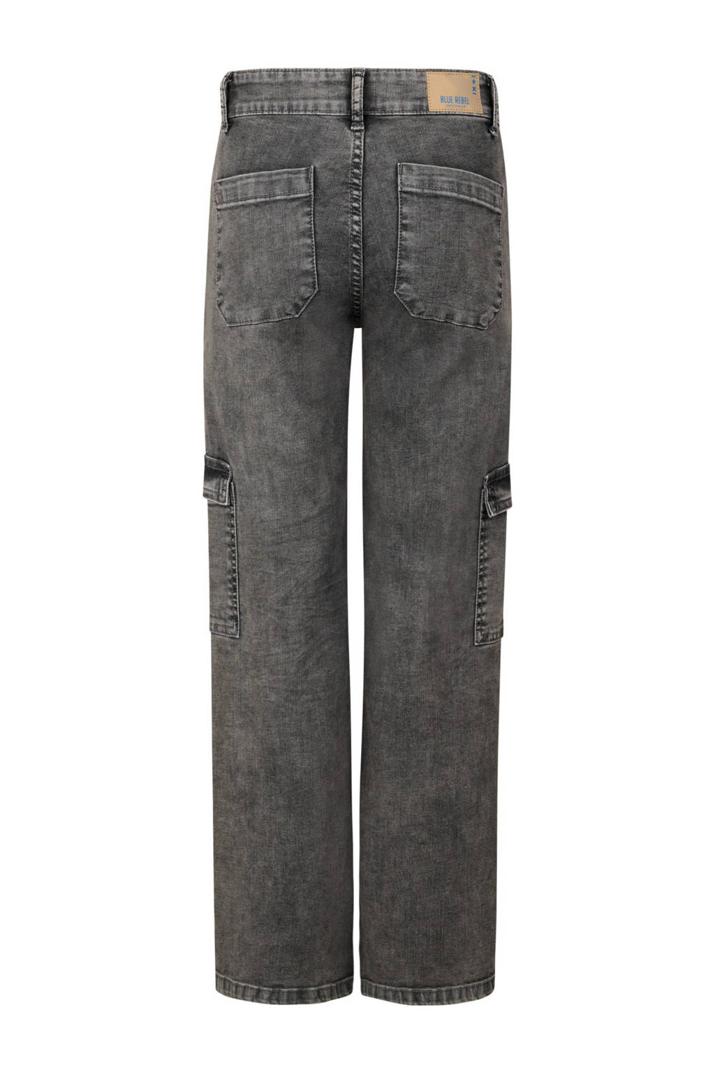 Blue Rebel wide leg jeans Izzie medium grey