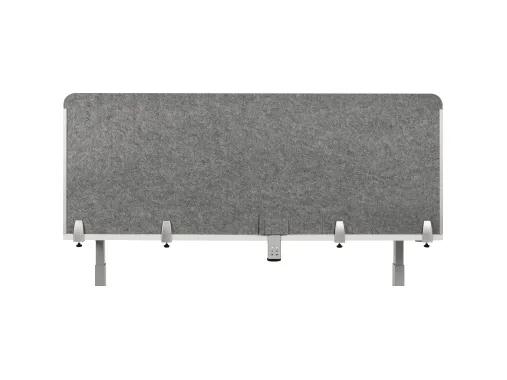 BakkerElkhuizen BE Safety Screen back, Lys grå, PET-filt, Plast, Grå, 1 stk, 1200 mm
