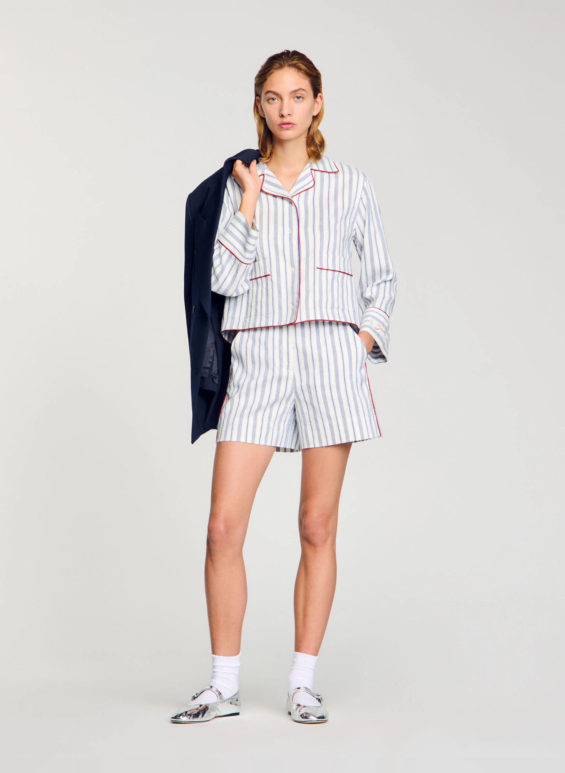 Chemise à rayures | Bleu