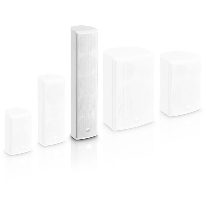 LD Systems SAT 442 G2 W 4 x 4 inch passieve installatie luidspreker (wit)