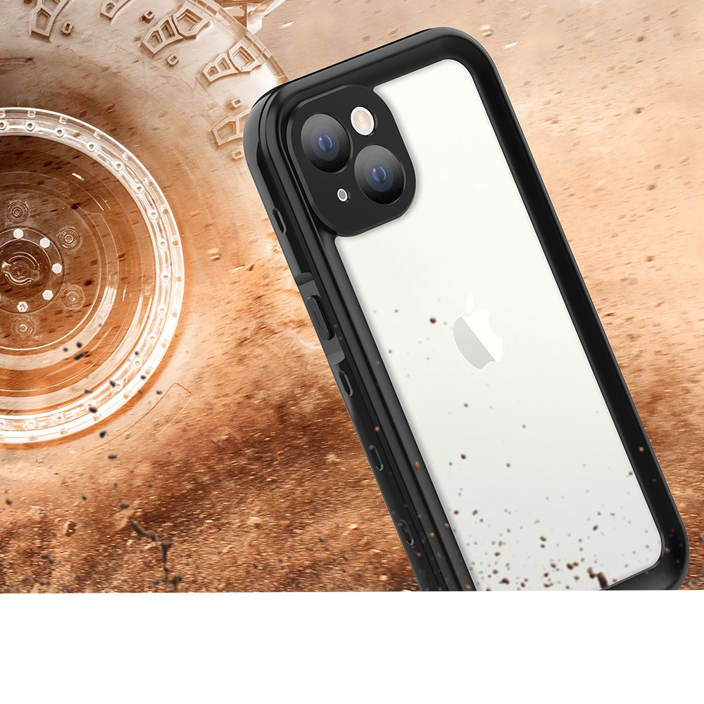 iPhone 13 Wasserfeste Outdoor Schutz Hülle (IP68) - Schwarz