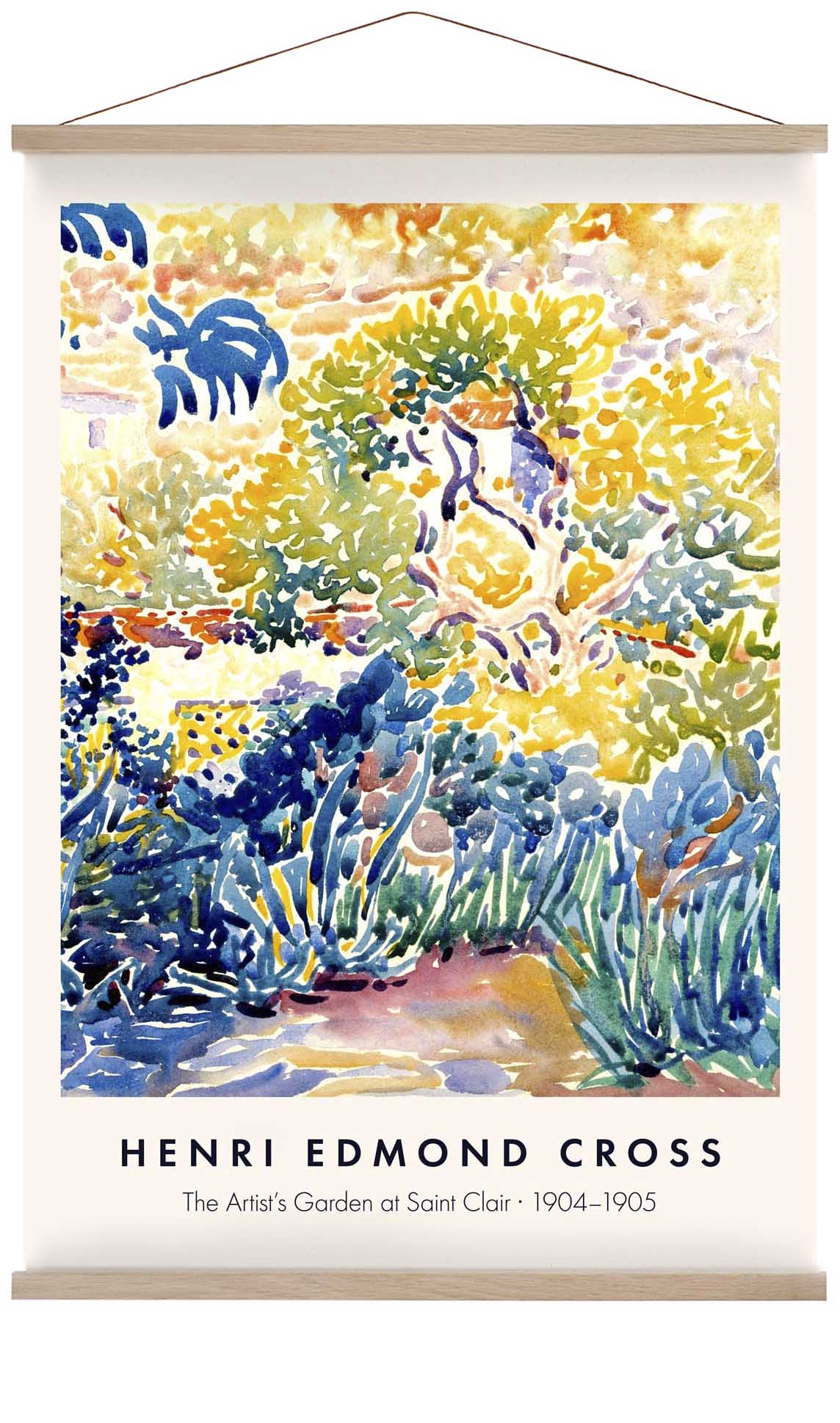 Der Künstlergarten in Saint Clair von Henri Edmond Cross