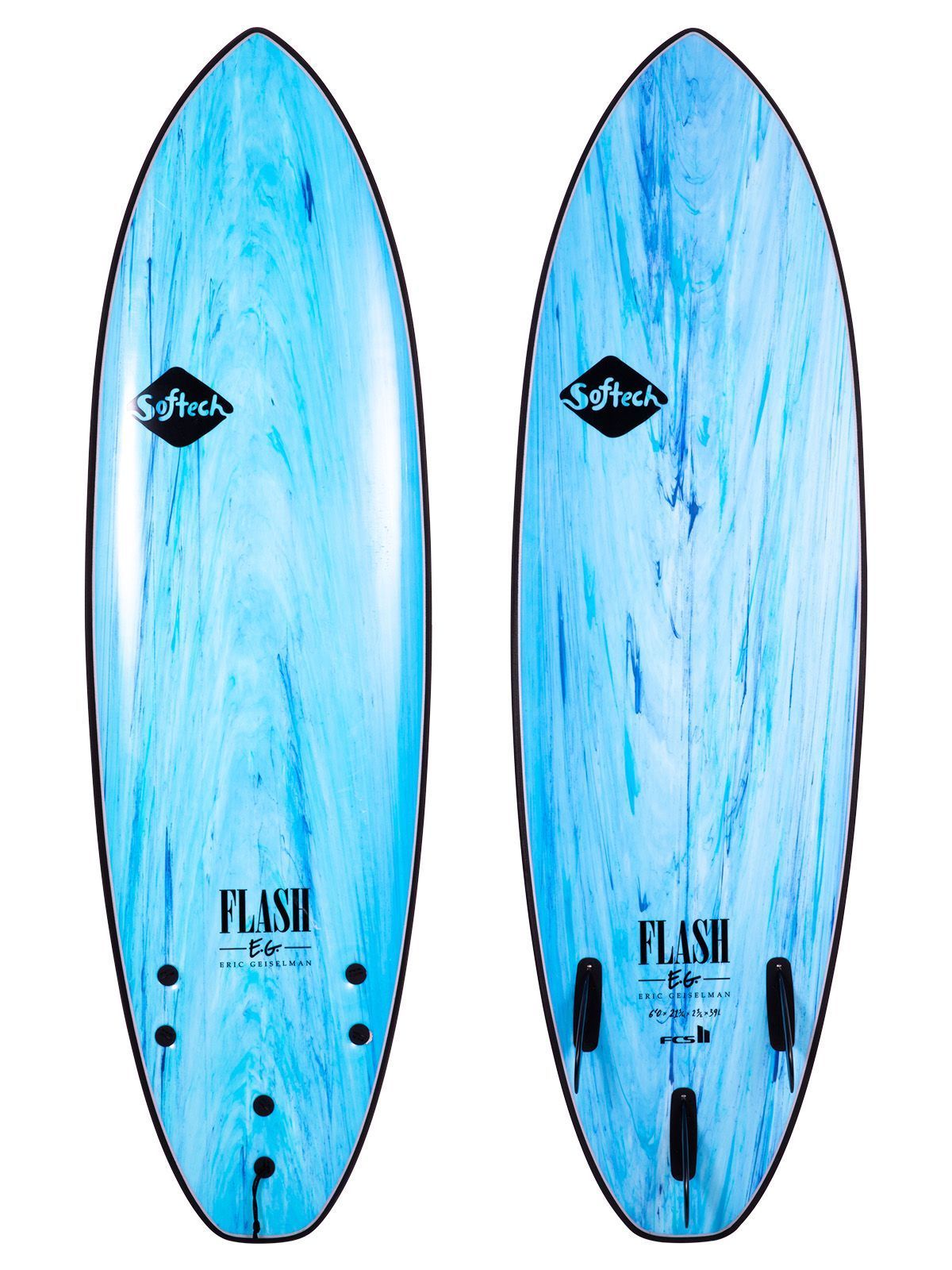 Softech Flash Eric Geiselman - 7'0 - FCS II Aqua Marble