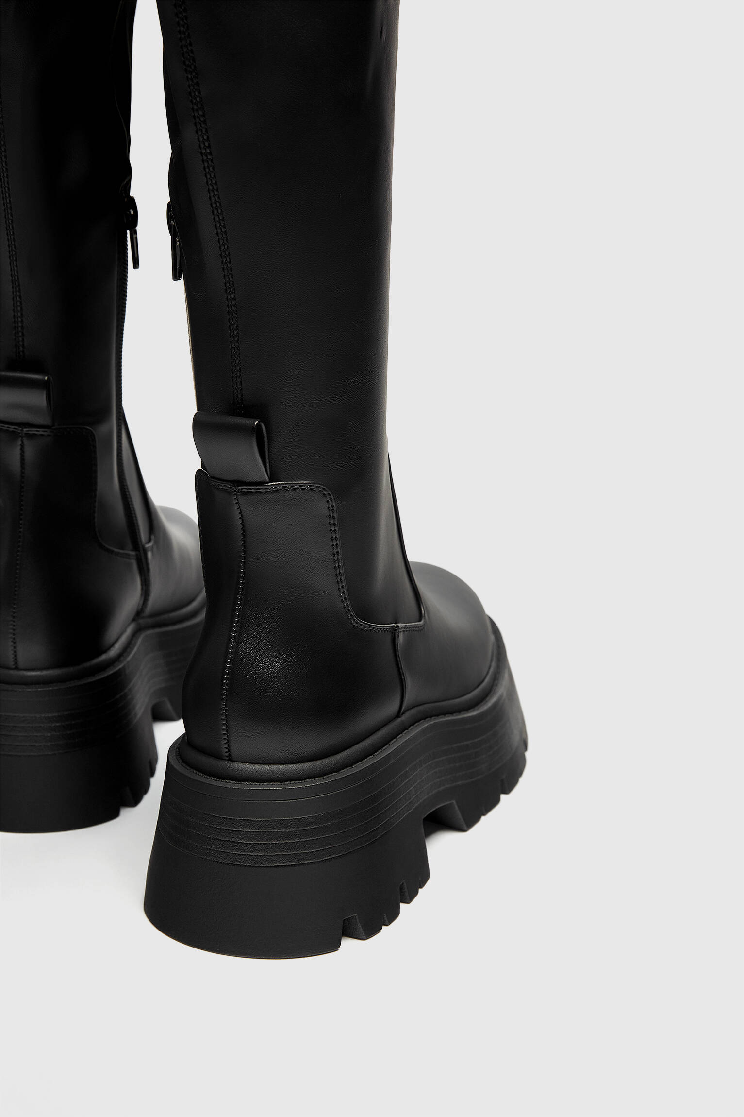BOTA ELÁSTICA DE ALTO TAMANHO XL - PRETA