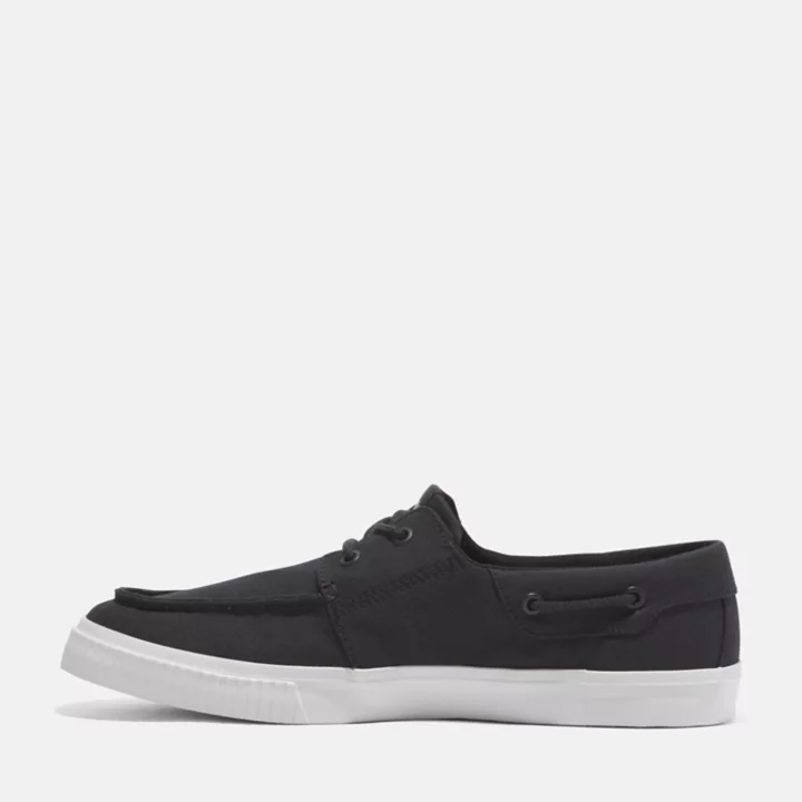 Basket basse à lacets pour homme en noir