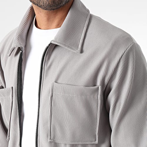 Ensemble Veste Zippée Et Pantalon Gris
