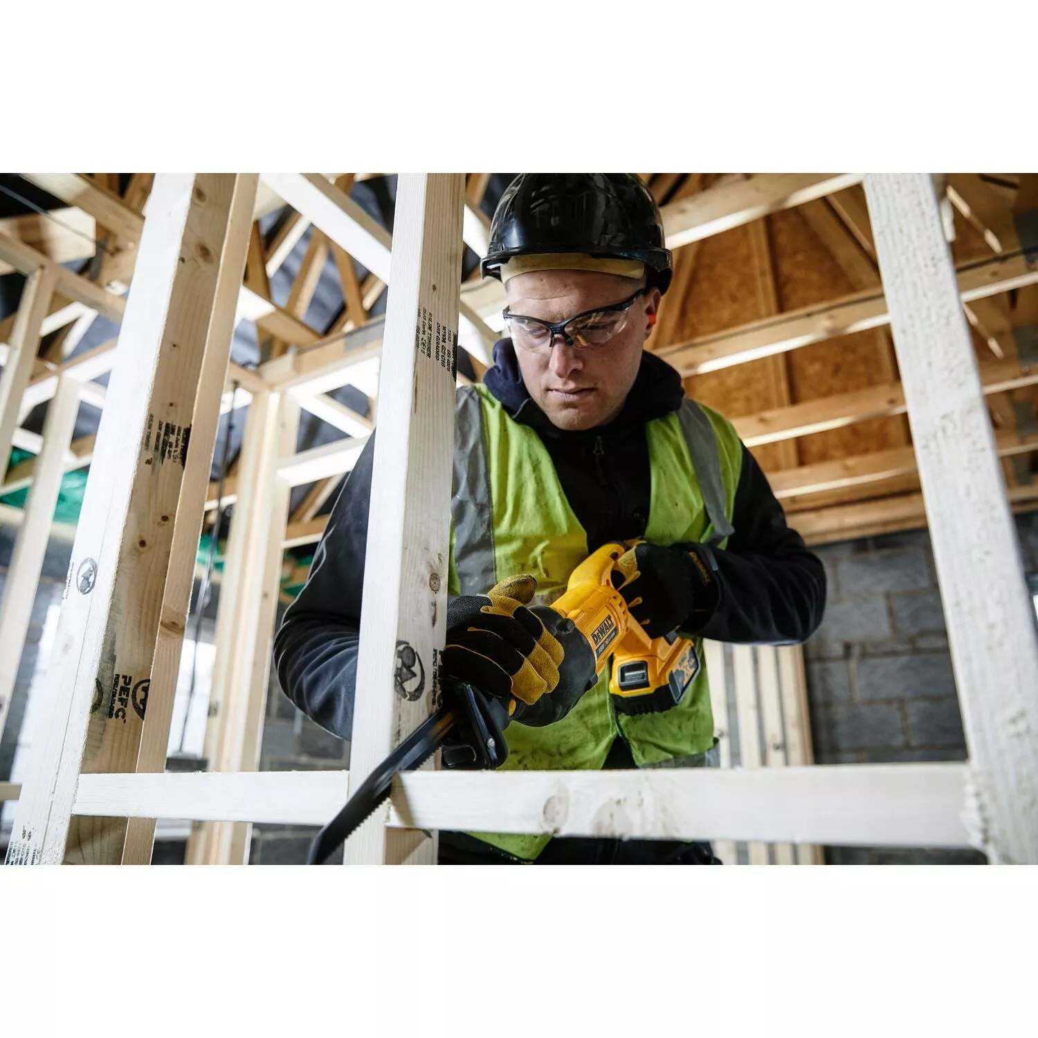 DeWALT DCS380N 18V Li-Ion accu reciprozaag body - snelwissel