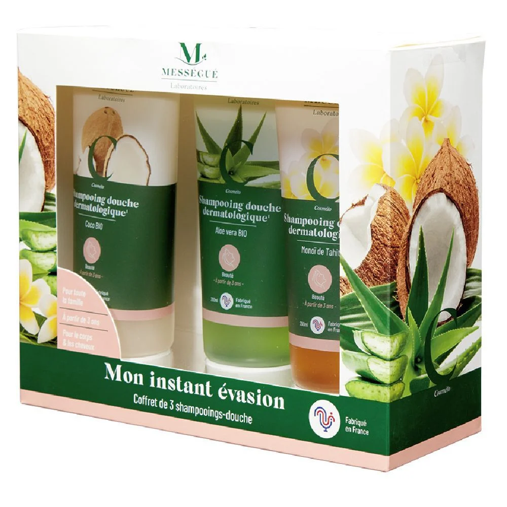 Coffret gel douche 200 ml x3