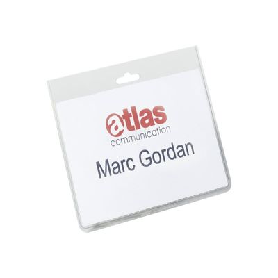 Durable - 5 Pochettes porte-badge nominatif - pour 60 x 90 mm - transparent