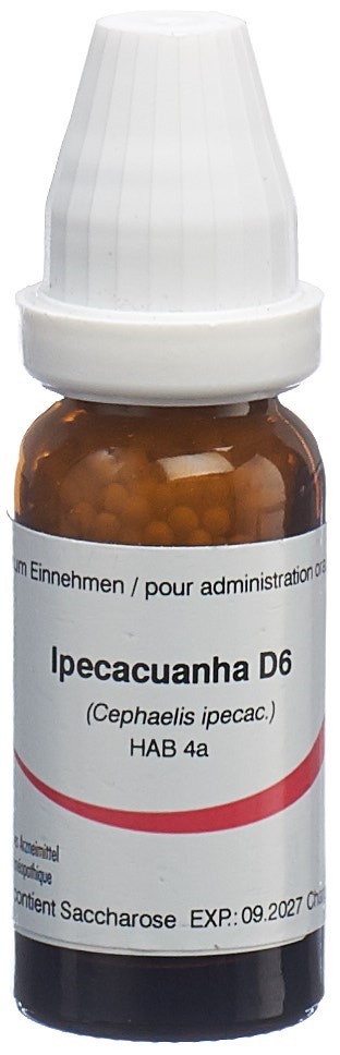 Omida Ipecacuanha 6 D<br>14 g, Globuli