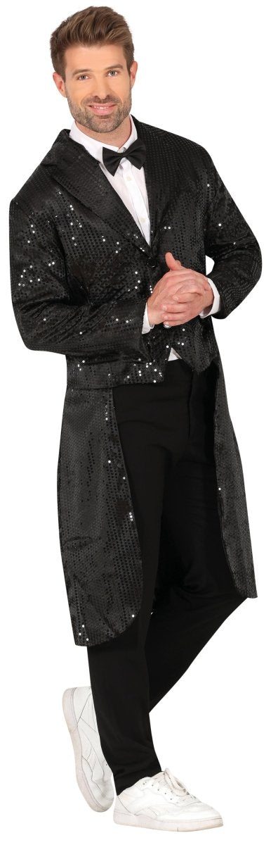 Zwarte Blazer Heren Pailletten