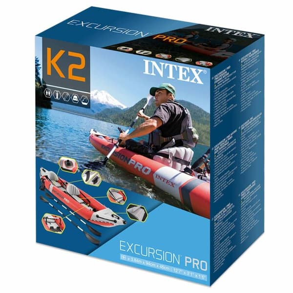 Oppblåsbar kano Intex Excursion Pro Oppblåsbar 94 x 46 x 384 cm