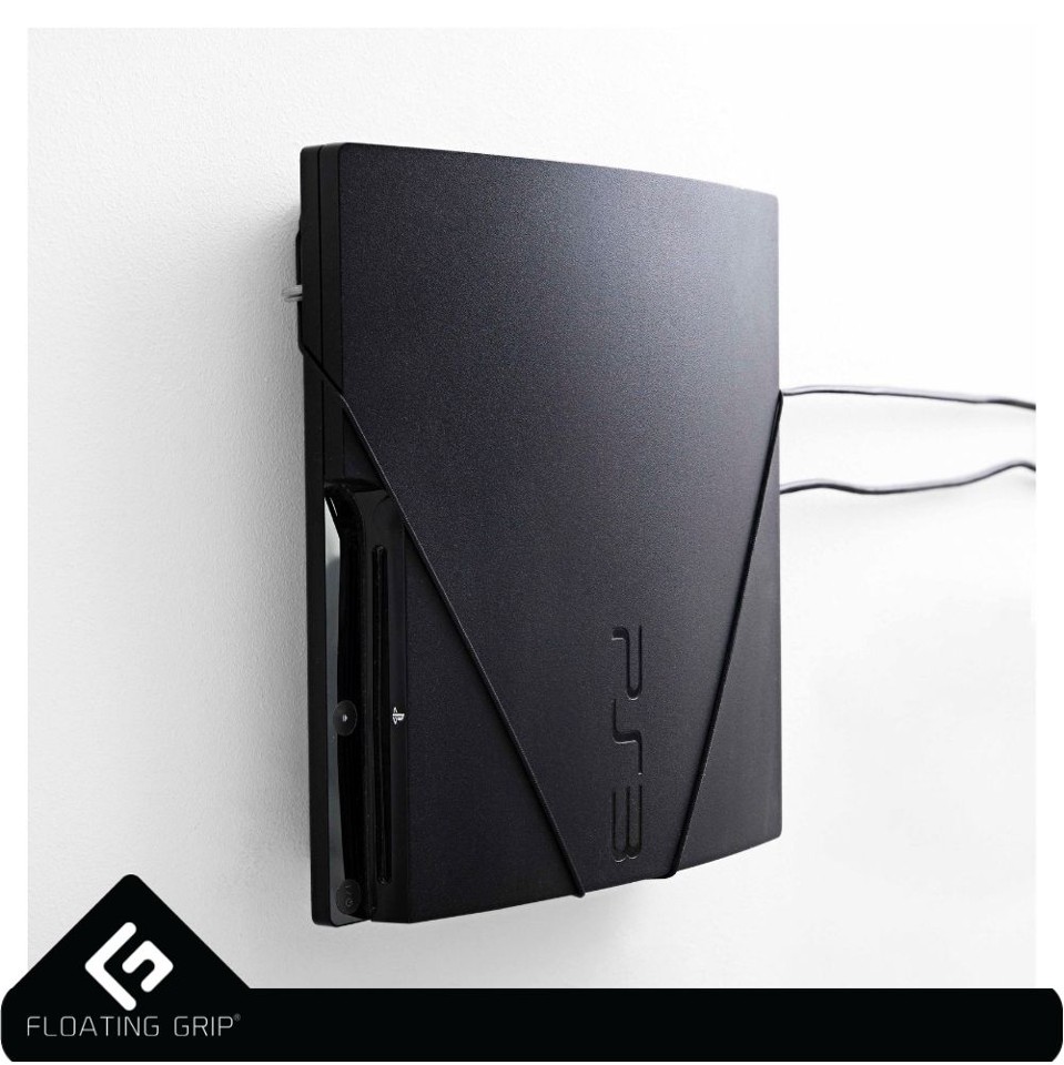 FLOATING GRIP® beslag til PS3 Slim, Sort