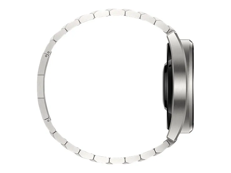 [OUTLET] - Huawei Watch 3 Pro - Elite Edition - 48 mm - sølv - smart ur med linkarmbånd - titanium - sølv - display 1.43