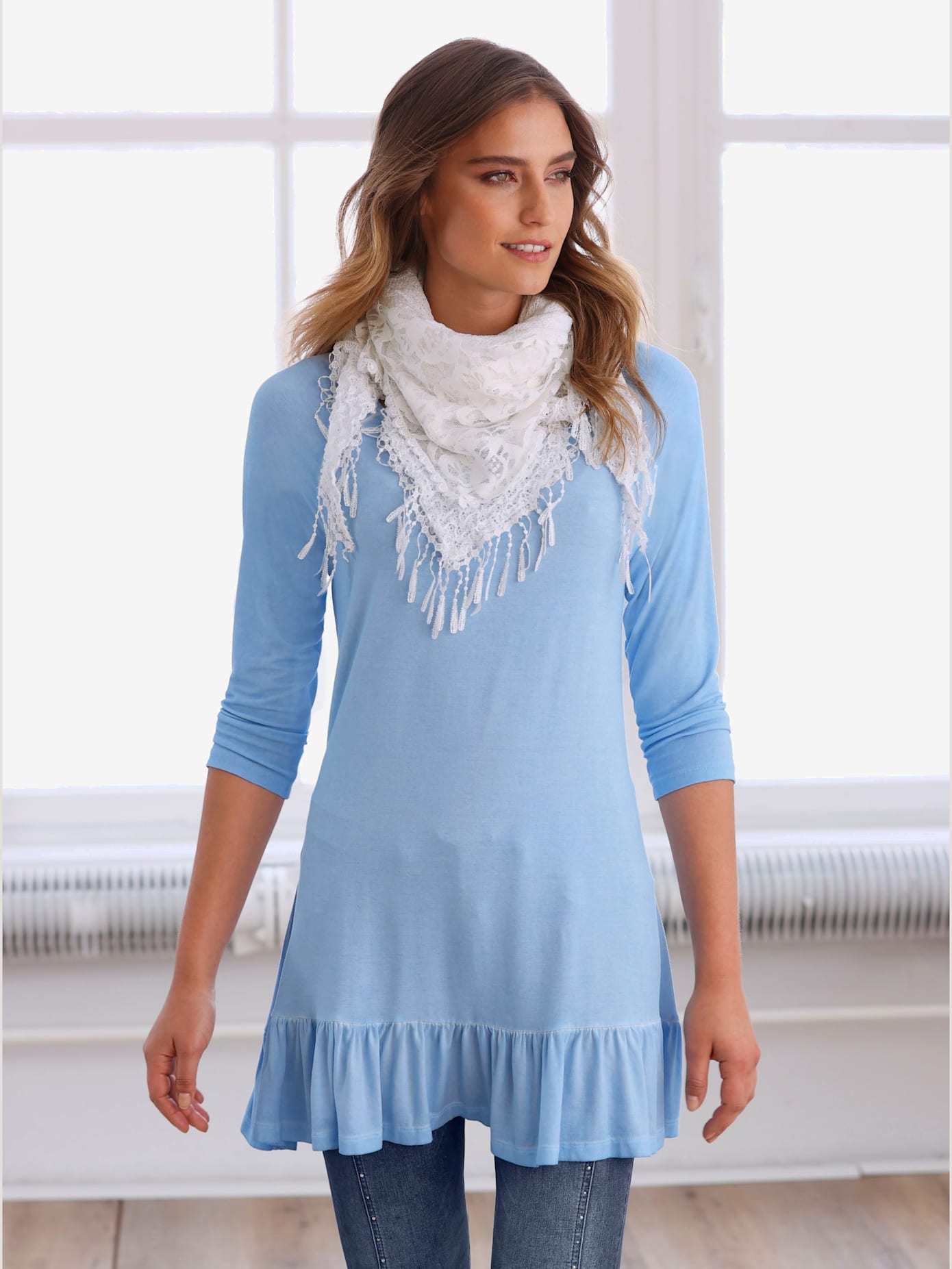 Shirt longueur amovible