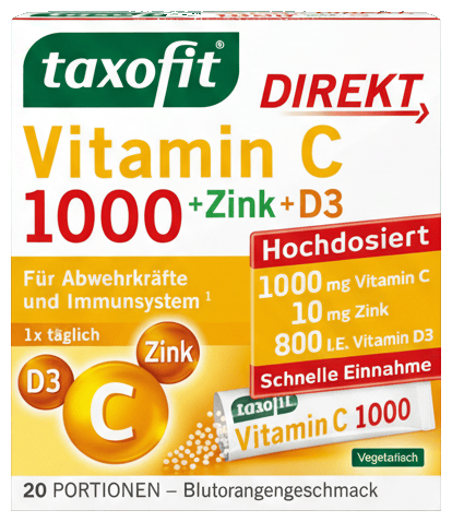 Taxofit Vitamin C 1000 Direkt Granulat 20 Stück