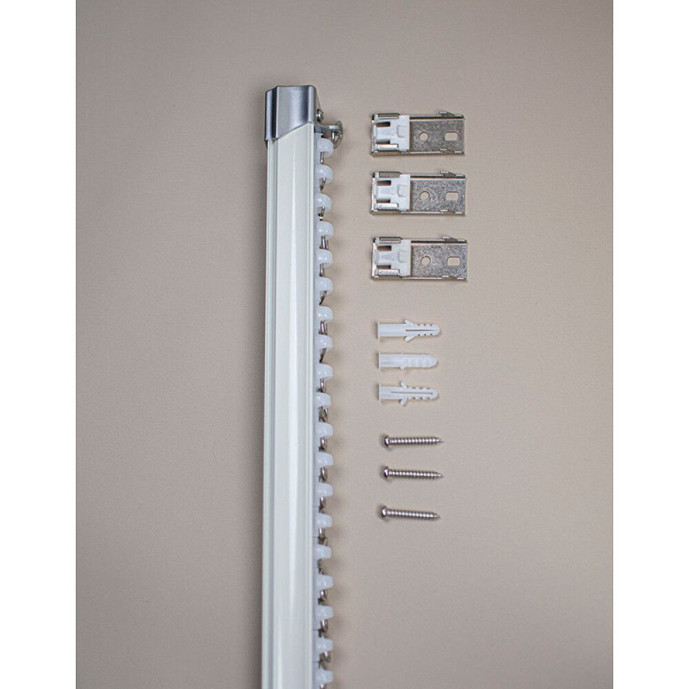 GARDINSKINNE HASTA SUPERGLIDE HVIT 250CM