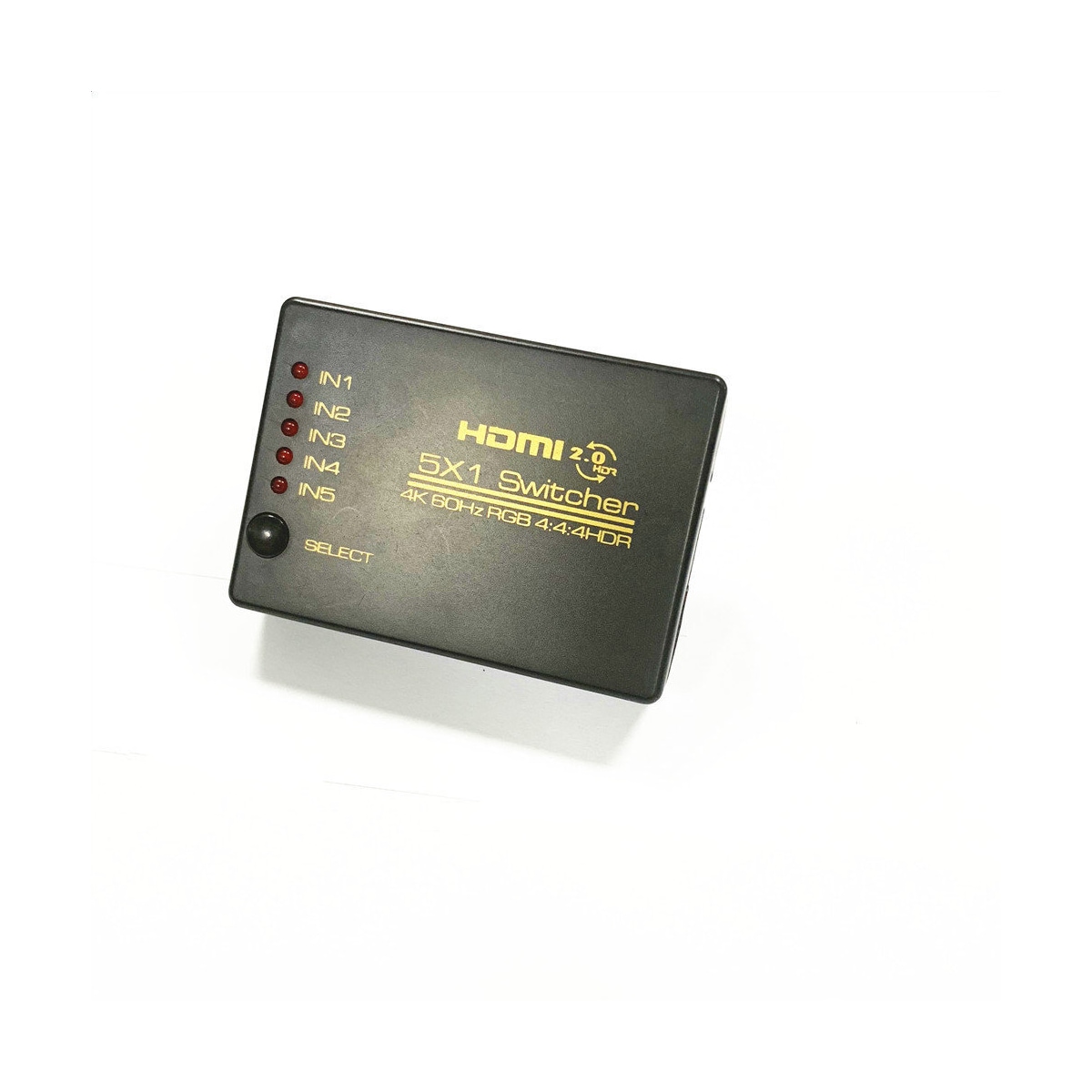 HDMI-bryter 5x1 - 4K / 3D med fjernkontroll