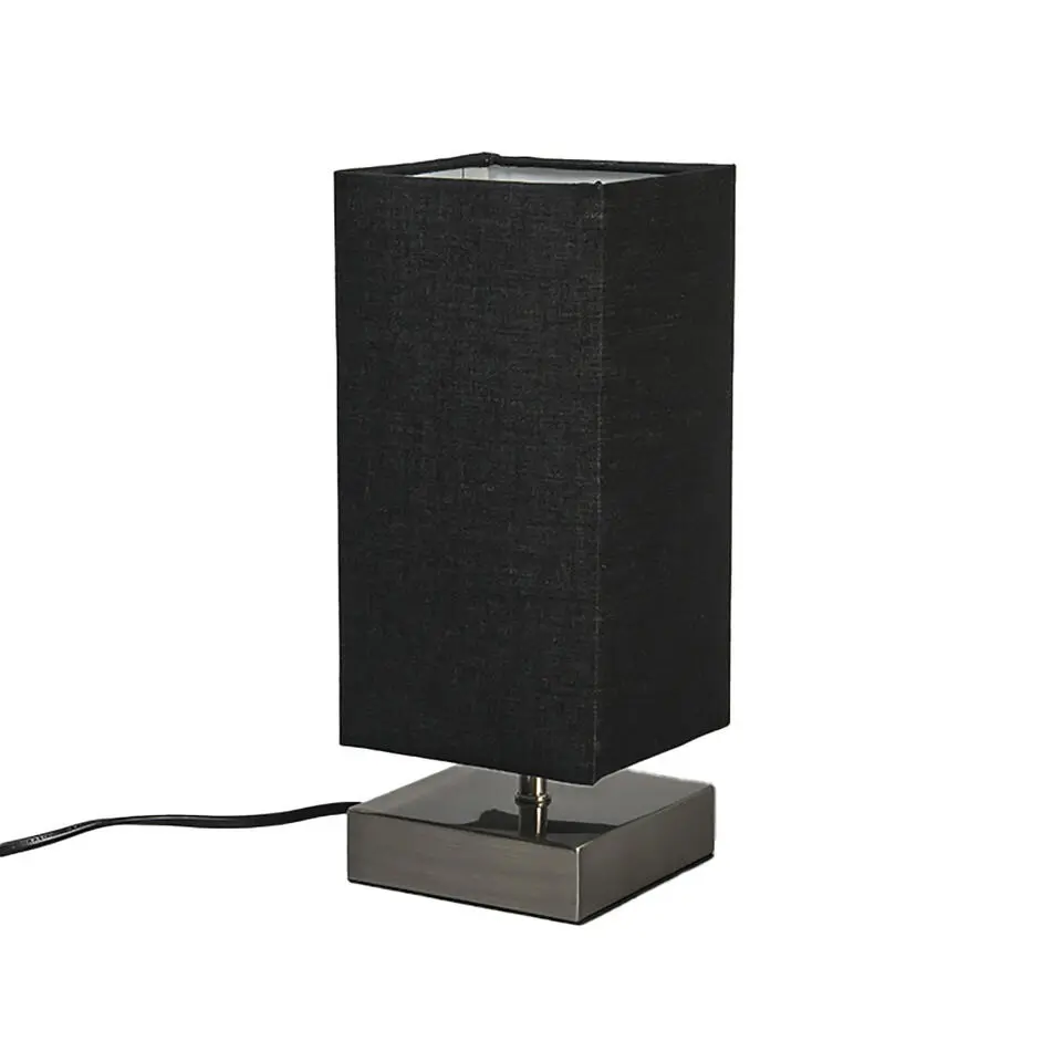 Qazqa tafellampen milo tl zwart e14