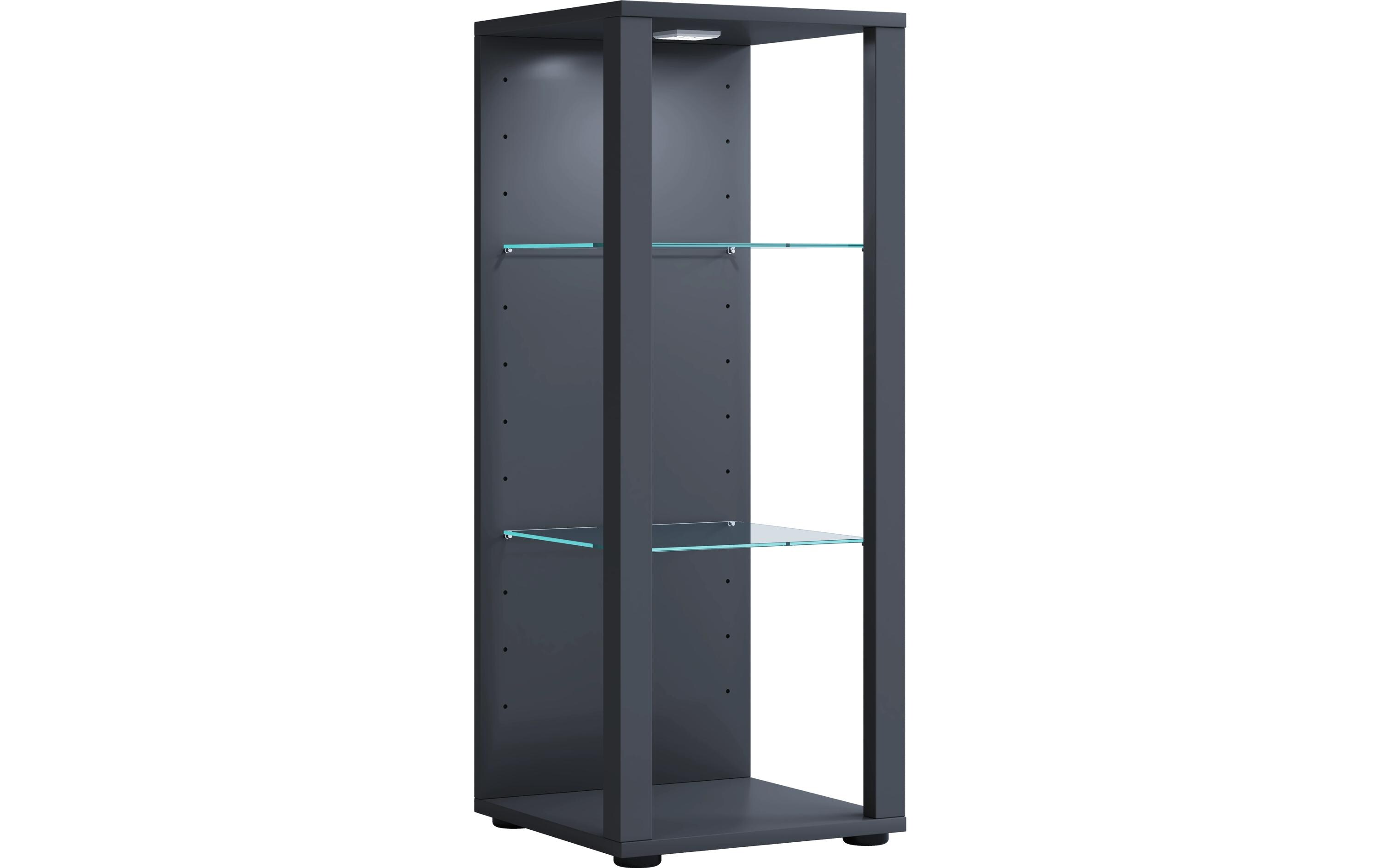 Vitrine Glasol M 35 x 90 cm, AnthrazitStandvitrine