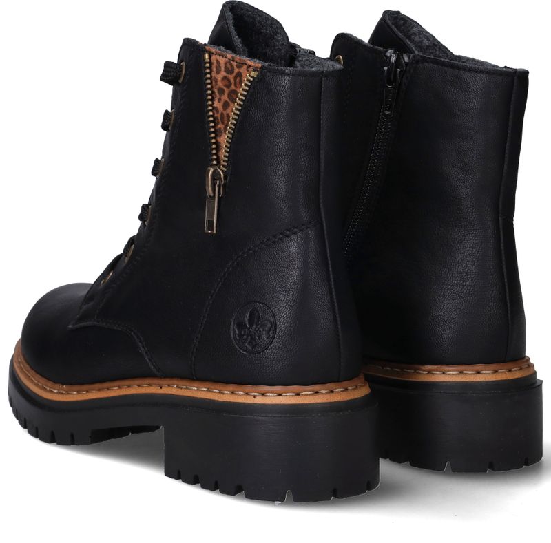 Rieker Veterschoenen Zwart Dames