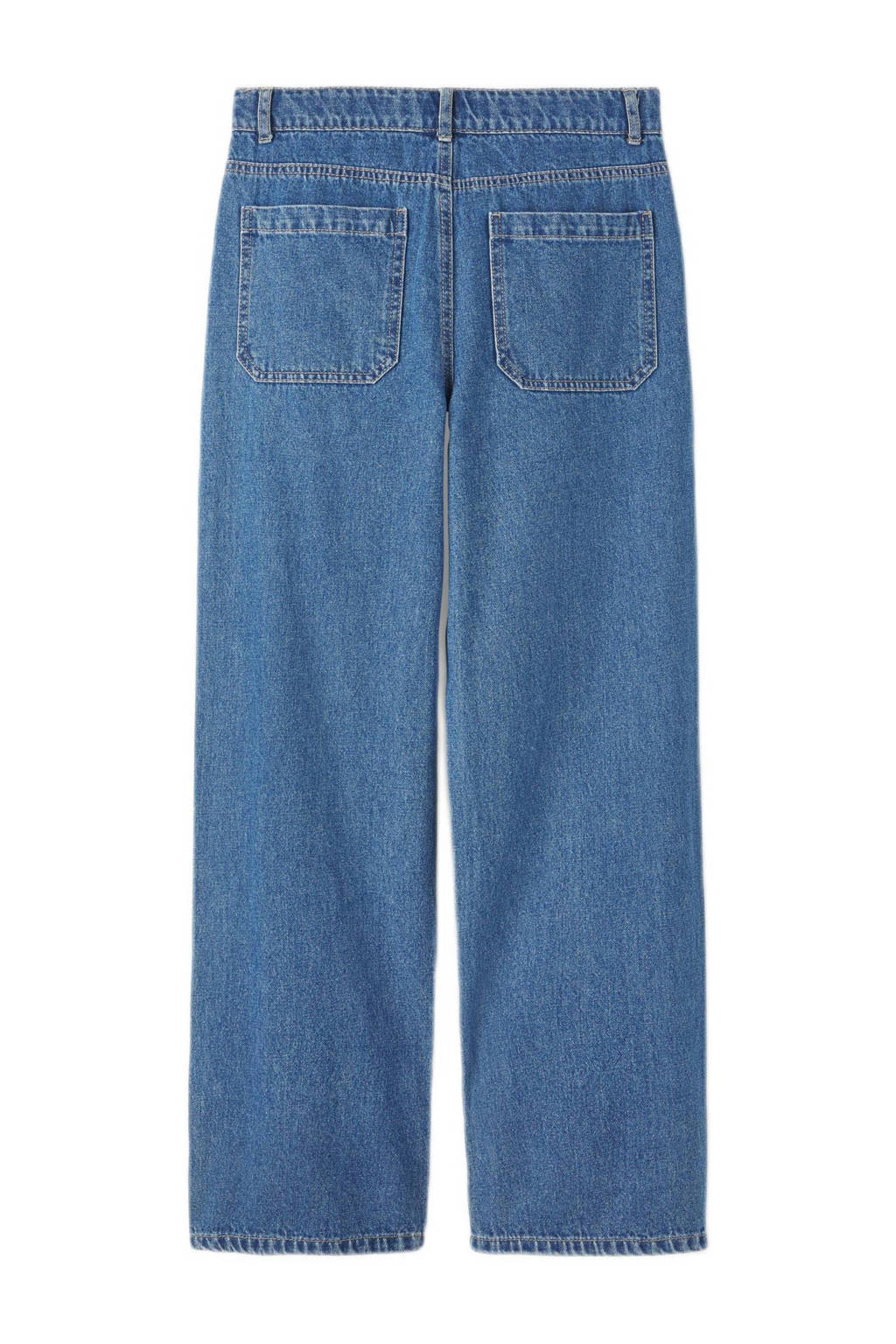 LMTD loose fit jeans NLMTOIZZA medium blue denim