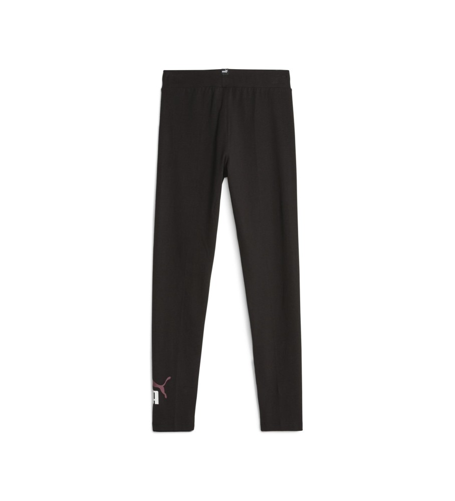 Leggings Puma com logotipo preto