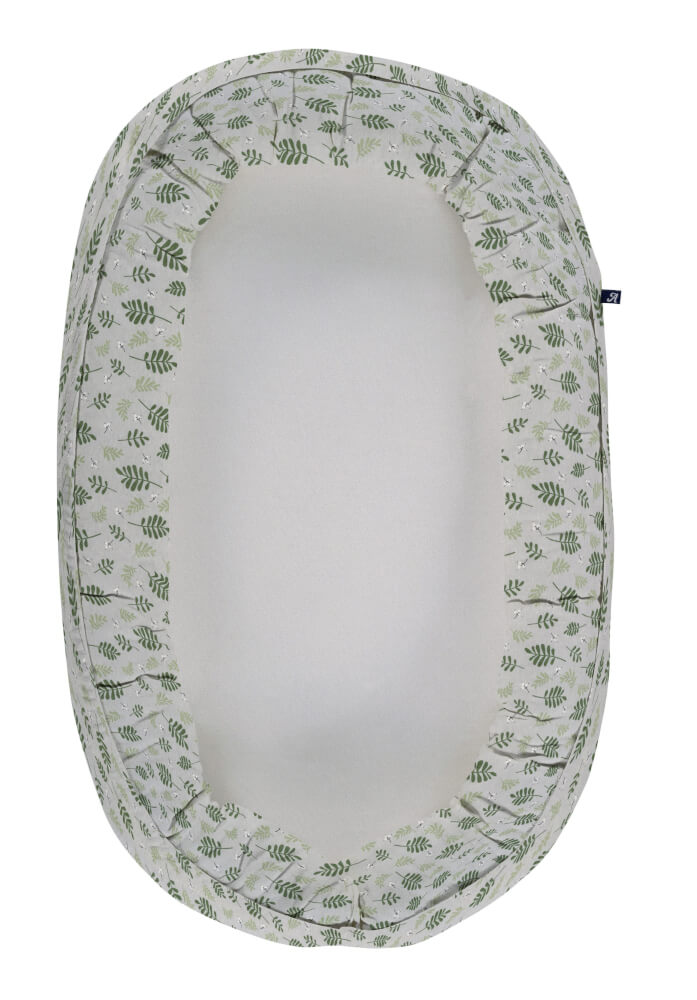 ALVI Schlummernestchen Organic Cotton Drifting Leaves, 87x53