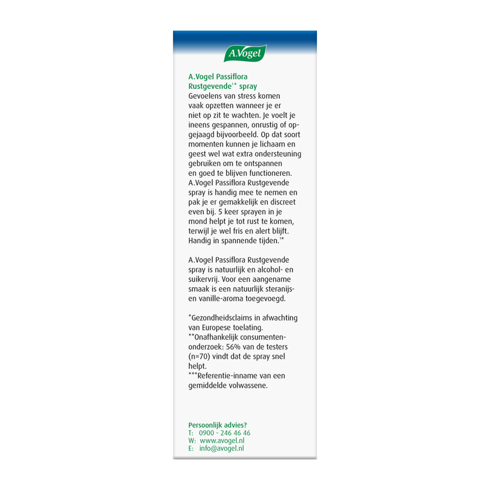 A.Vogel Passiflora Rustgevende Spray20 ml